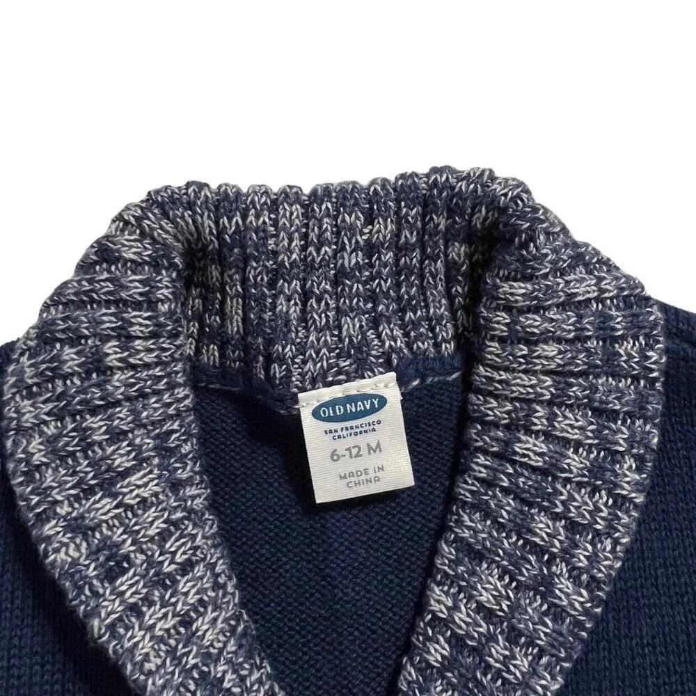NEW Old Navy 6-12m Shawl Collar Cardigan Sweater